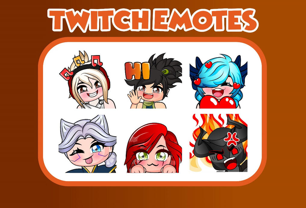 GAMING CHARACTERS EMOTES